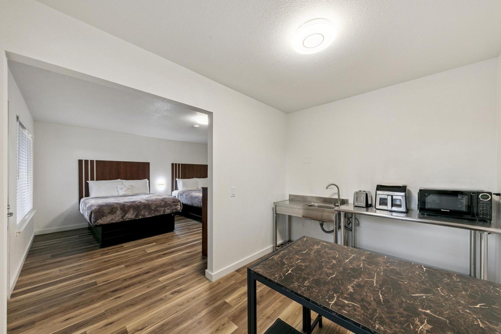 Two Queen Room Kitchenette